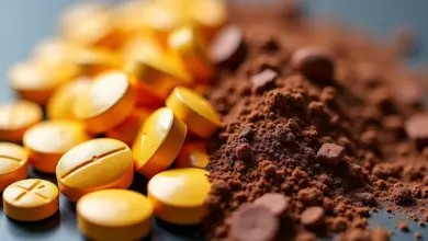 Comparação visual de sulfato ferroso e ferro quelato.