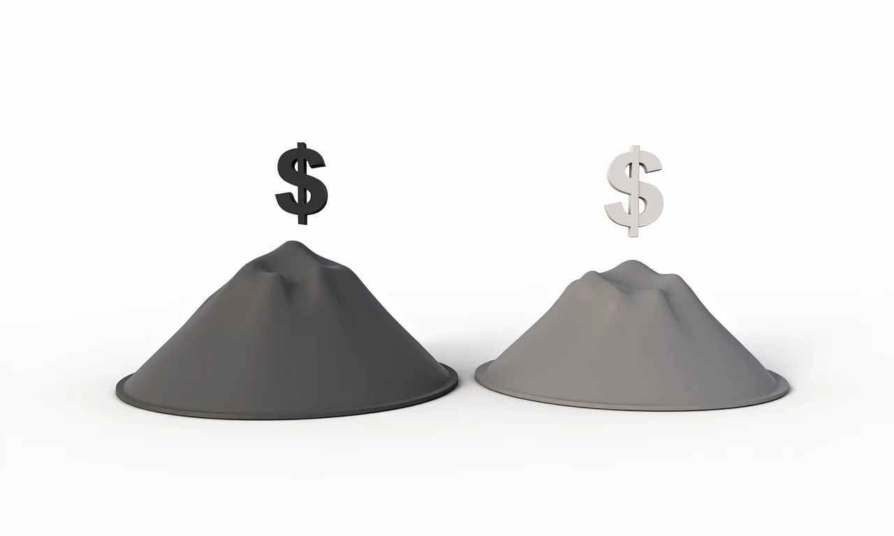 Comparativo de custos: aterro sanitário versus lixão (modelo em escala).