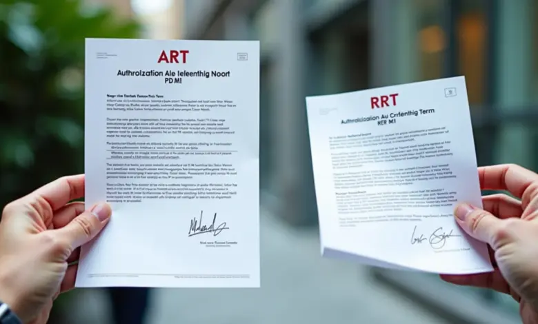 Comparativo visual entre ART e RRT, documentos essenciais para profissionais de engenharia e arquitetura no Brasil.