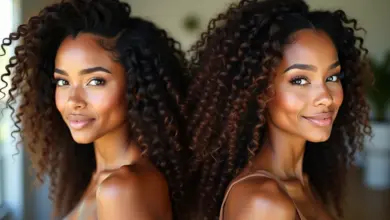 Comparativo visual entre cabelo com progressiva e cabelo com botox capilar, mostrando diferenças na textura e brilho.