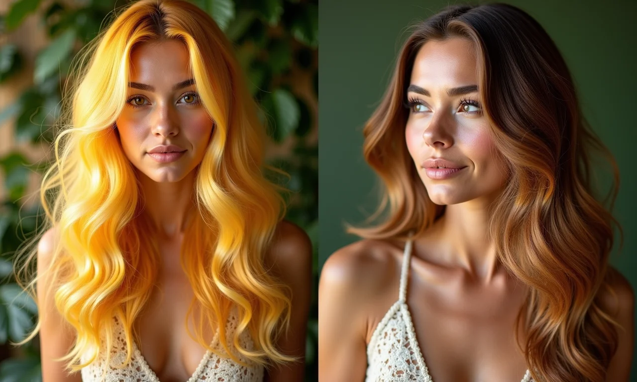 Comparativo visual entre 'cabelo de anjo' (pasta) e 'cabelo angelical' (pessoa).