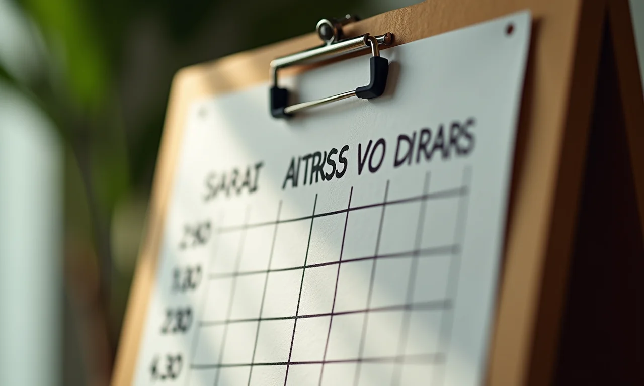 Detalhe de folha de ponto com 'Horas Extras' em destaque e decoração brasileira.