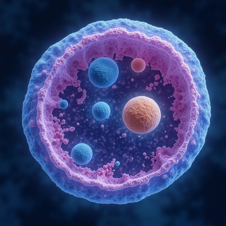 Fases da mitose celular.