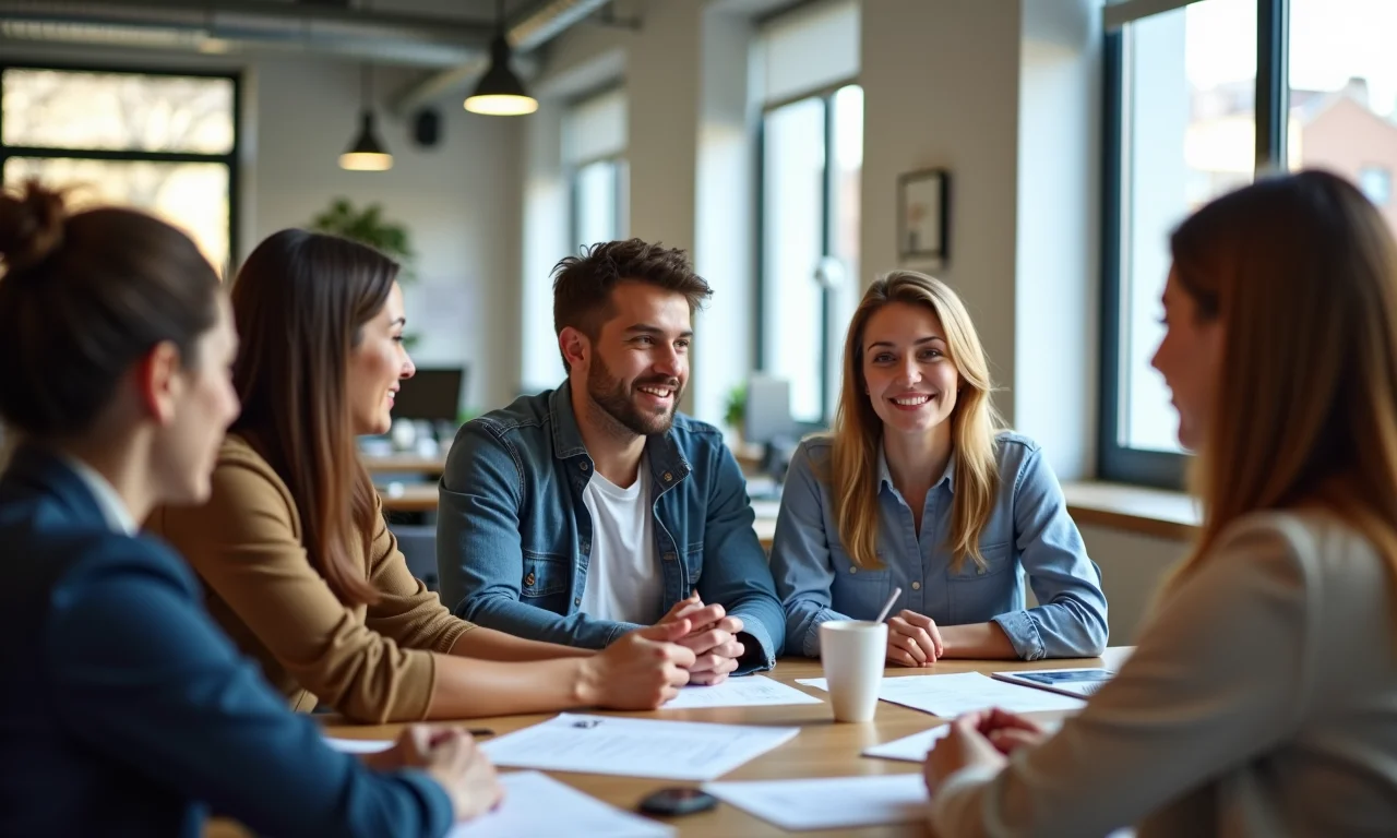 Funcionário participando de workshop em ambiente de aprendizado.