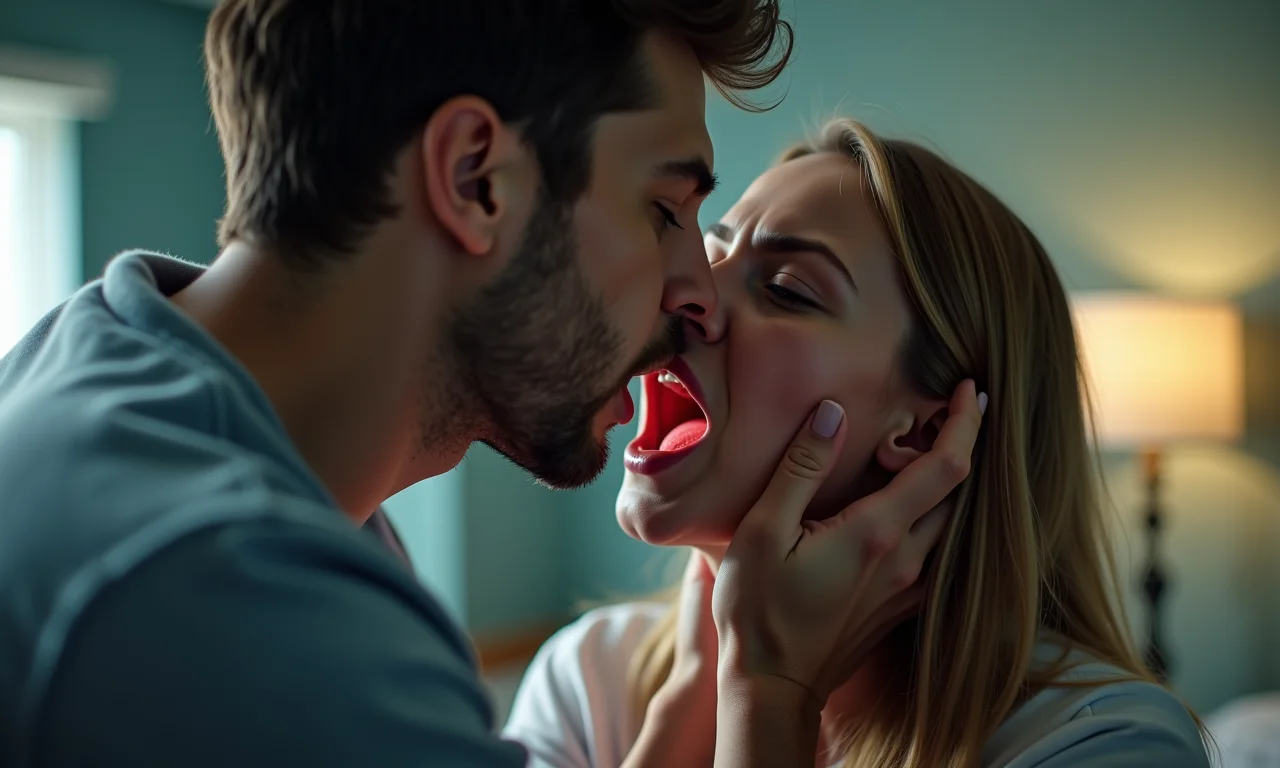 Homem realizando a manobra de Heimlich para desobstruir as vias aéreas.