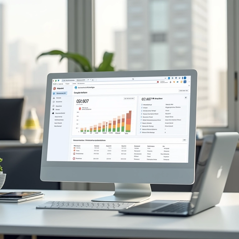 Interface do Google Analytics mostrando tráfego e conversões vindas das redes sociais.