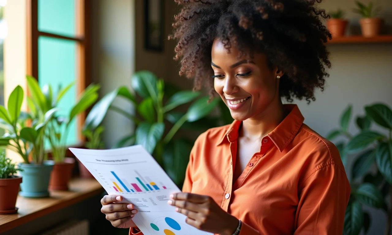 Mulher estudando benefícios da descriminalização em casa brasileira.