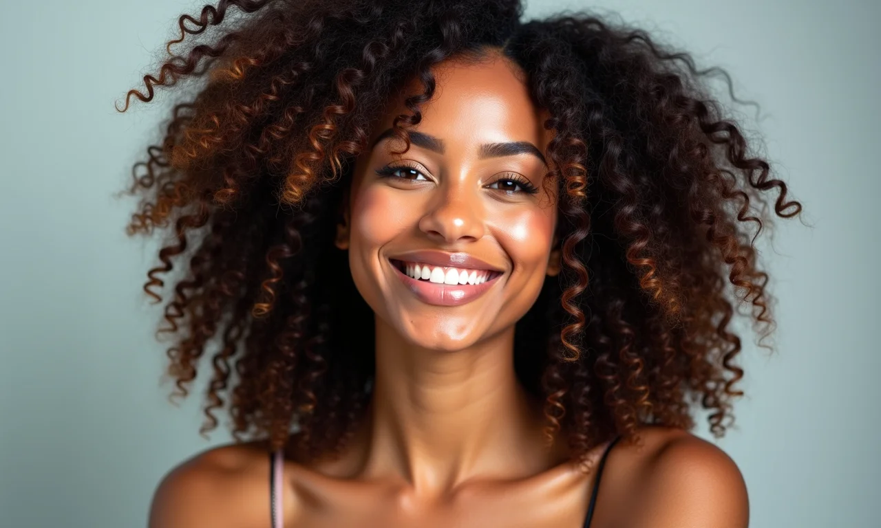 Mulheres com diferentes tipos de cabelo mostrando os benefícios do botox capilar: brilho, saúde e hidratação.