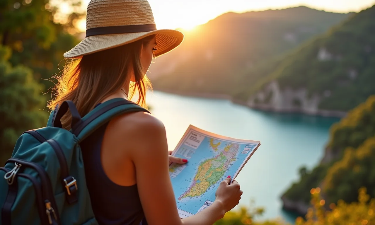 Organizando roteiro e atividades da viagem.