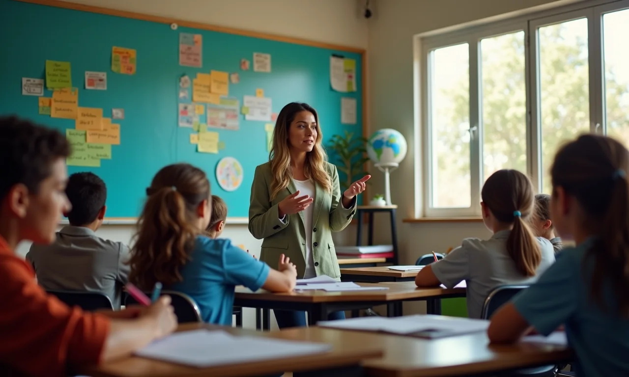 Professor explicando descriminalização e legalização em sala de aula.