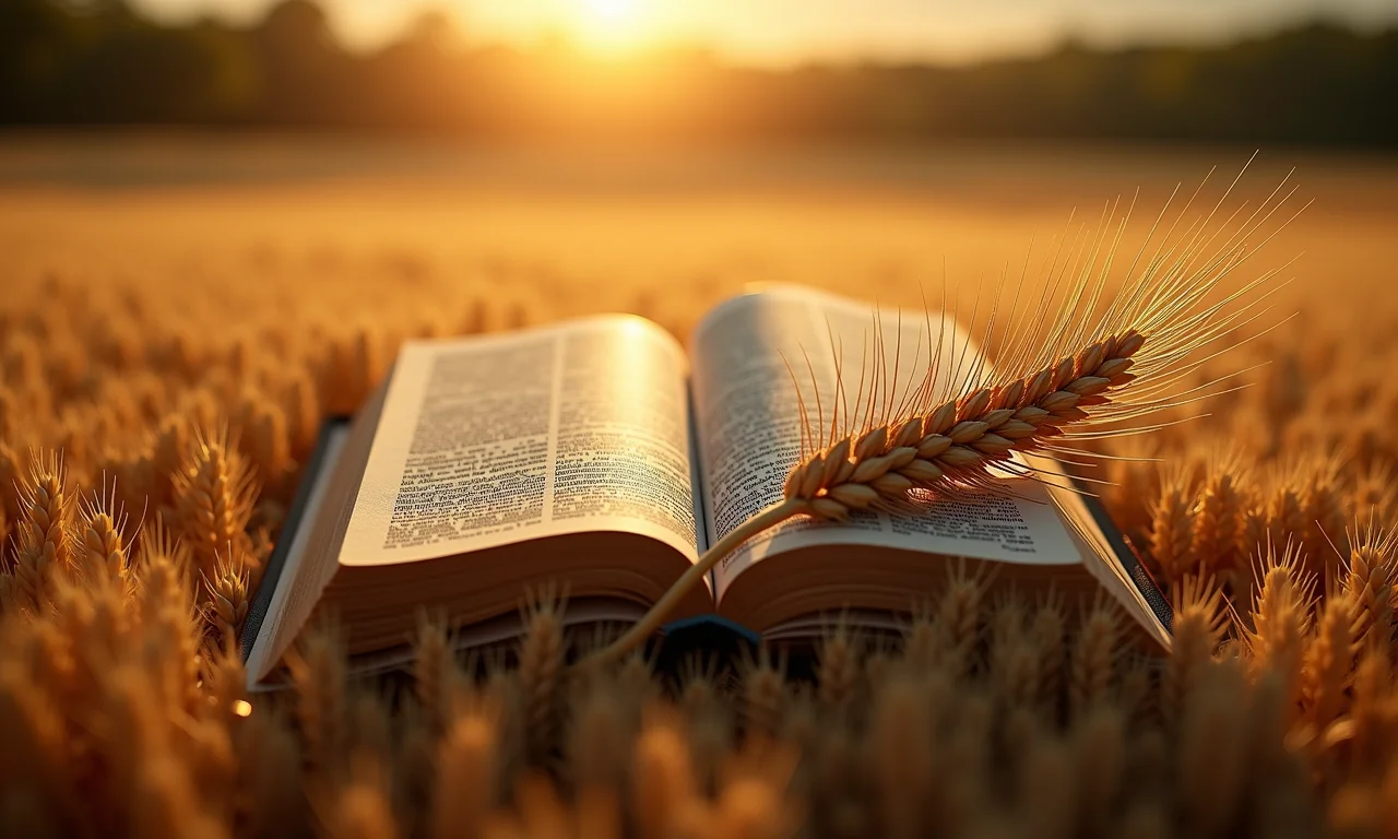 Simbologia bíblica do joio e do trigo.