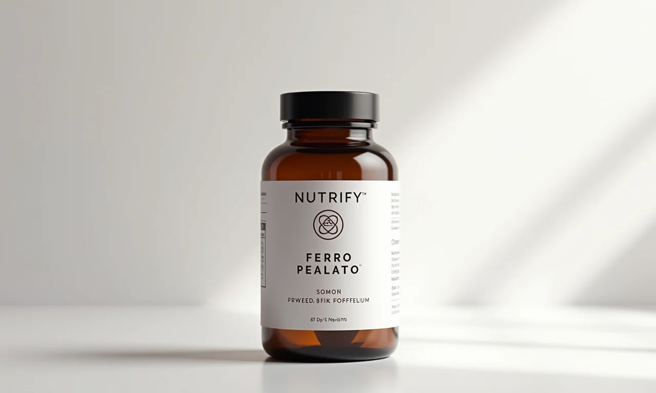 Suplemento Nutrify Ferro Quelato.