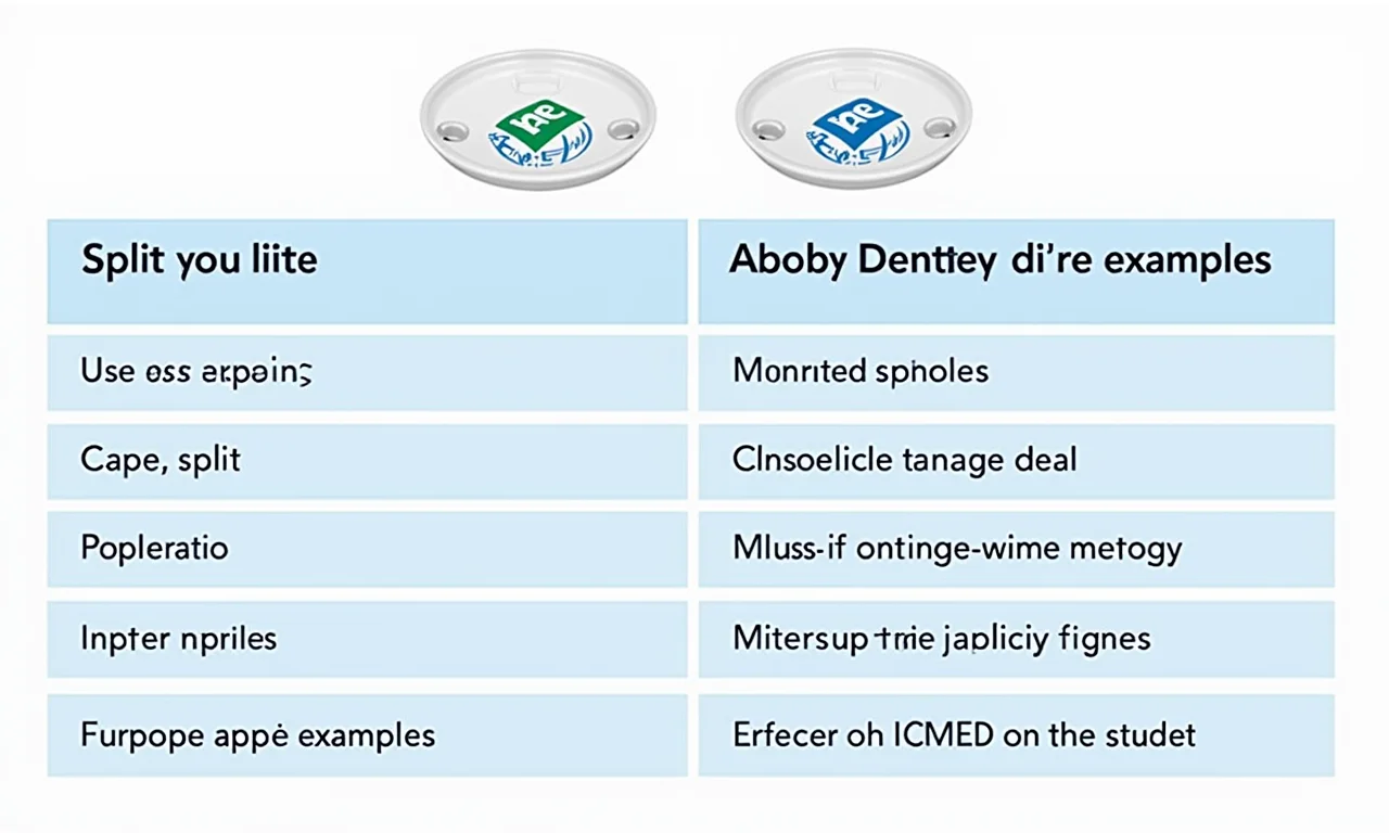 Tabela comparativa entre as funções 'split' e 'inverter'.