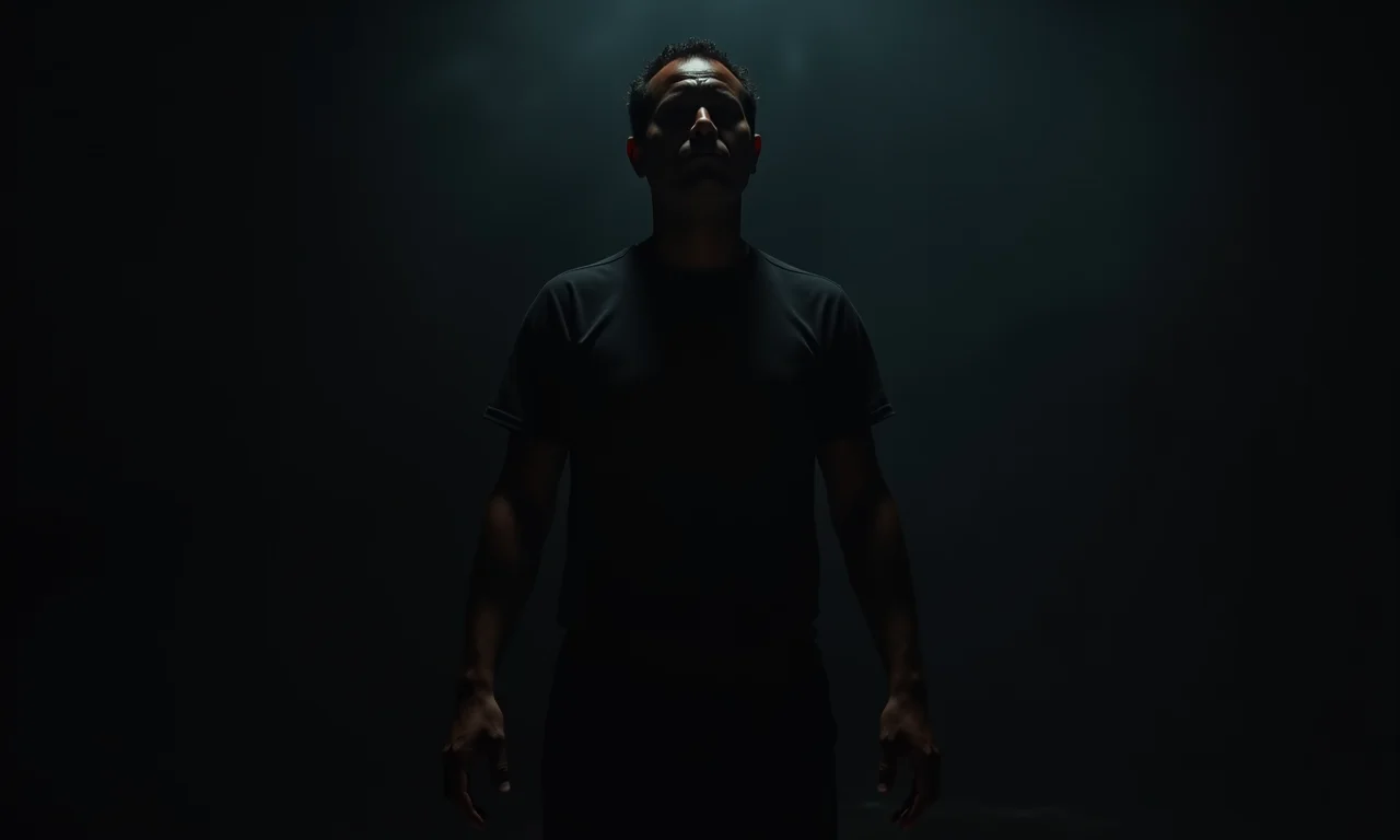 Trabalhador sem carteira assinada em sombra.