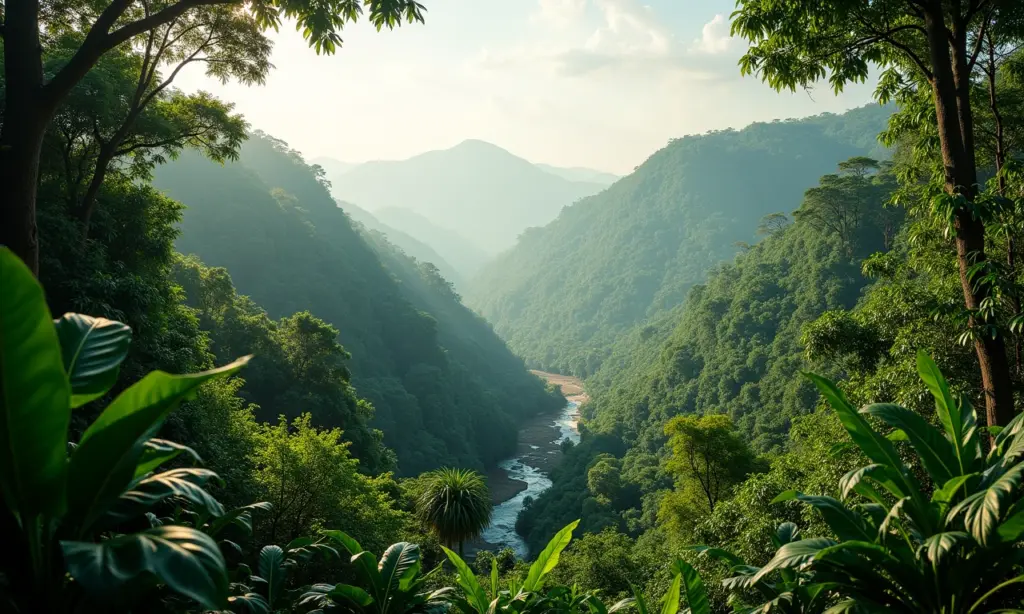 Qual A Diferença Entre Preservação E Conservação Da Biodiversidade? Visão panorâmica da Amazônia, representando a importância da preservação e conservação da biodiversidade.