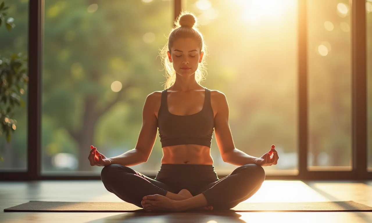 Yoga para reduzir o estresse e a ansiedade.