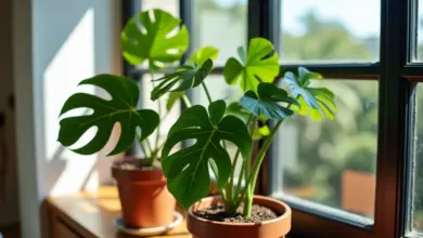 Zamioculca exuberante em casa brasileira iluminada.