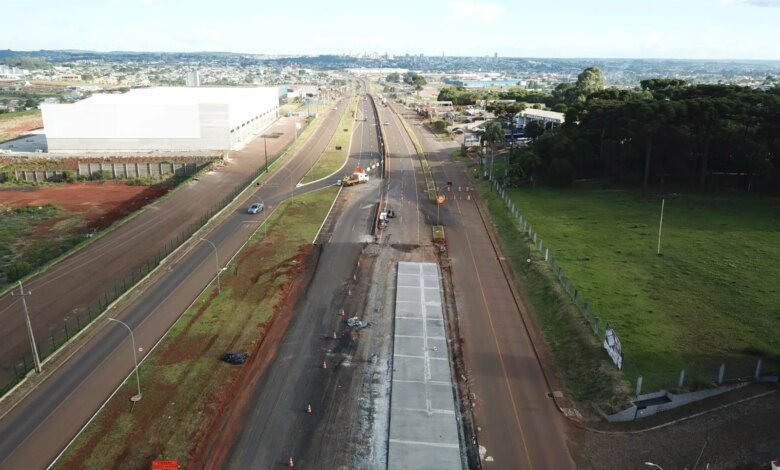 Duplicação da PRC-466 entre Guarapuava e Palmeirinha atinge 87% de execução