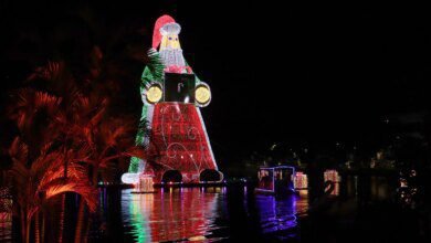 Londrina conquista recorde mundial com maior Papai Noel do Guiness