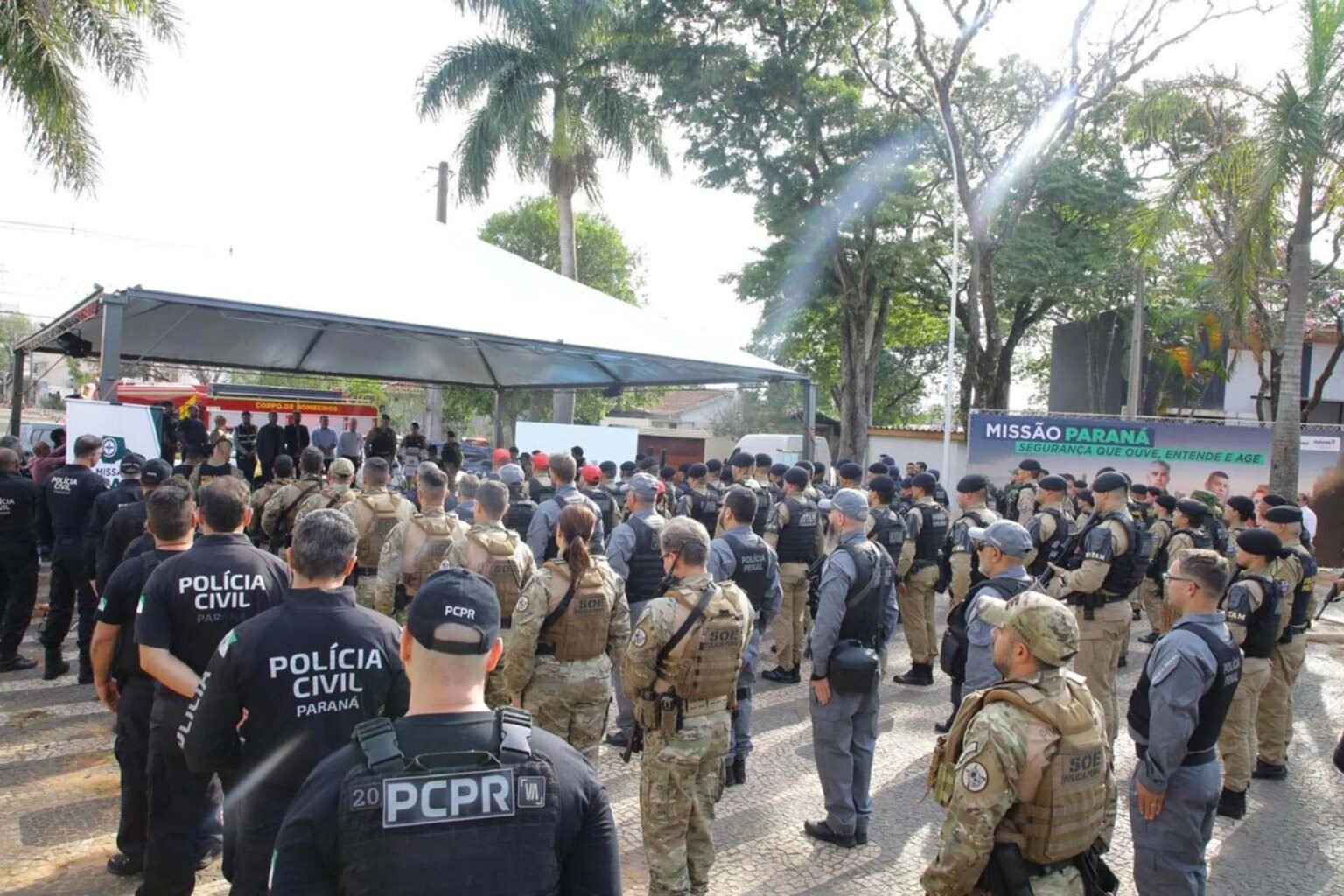 Missão Paraná IV começa operações de segurança no Litoral Missão Paraná IV inicia ações de segurança no Litoral do Estado