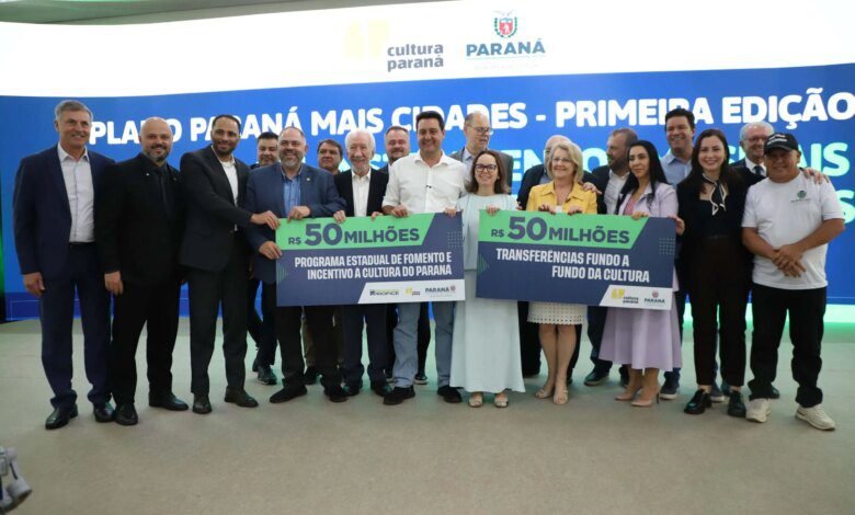 Paraná anuncia R$ 50 milhões para transferências Fundo a Fundo da cultura