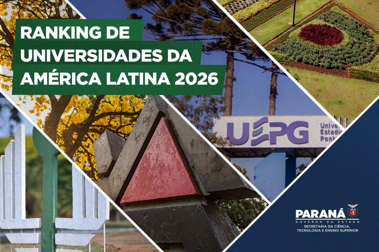 Universidades do Paraná se destacam em ranking na América Latina Universidades paranaenses se destacam em ranking latino-americano